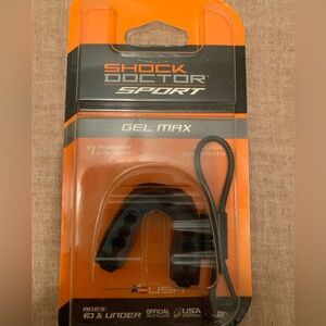 Dr Shock Pro Max Mouthguard Brand New Sealed Black Ages 10 & Under Lacrosse